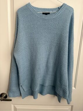 New Look Pale Blue Crewneck Knit Sweater